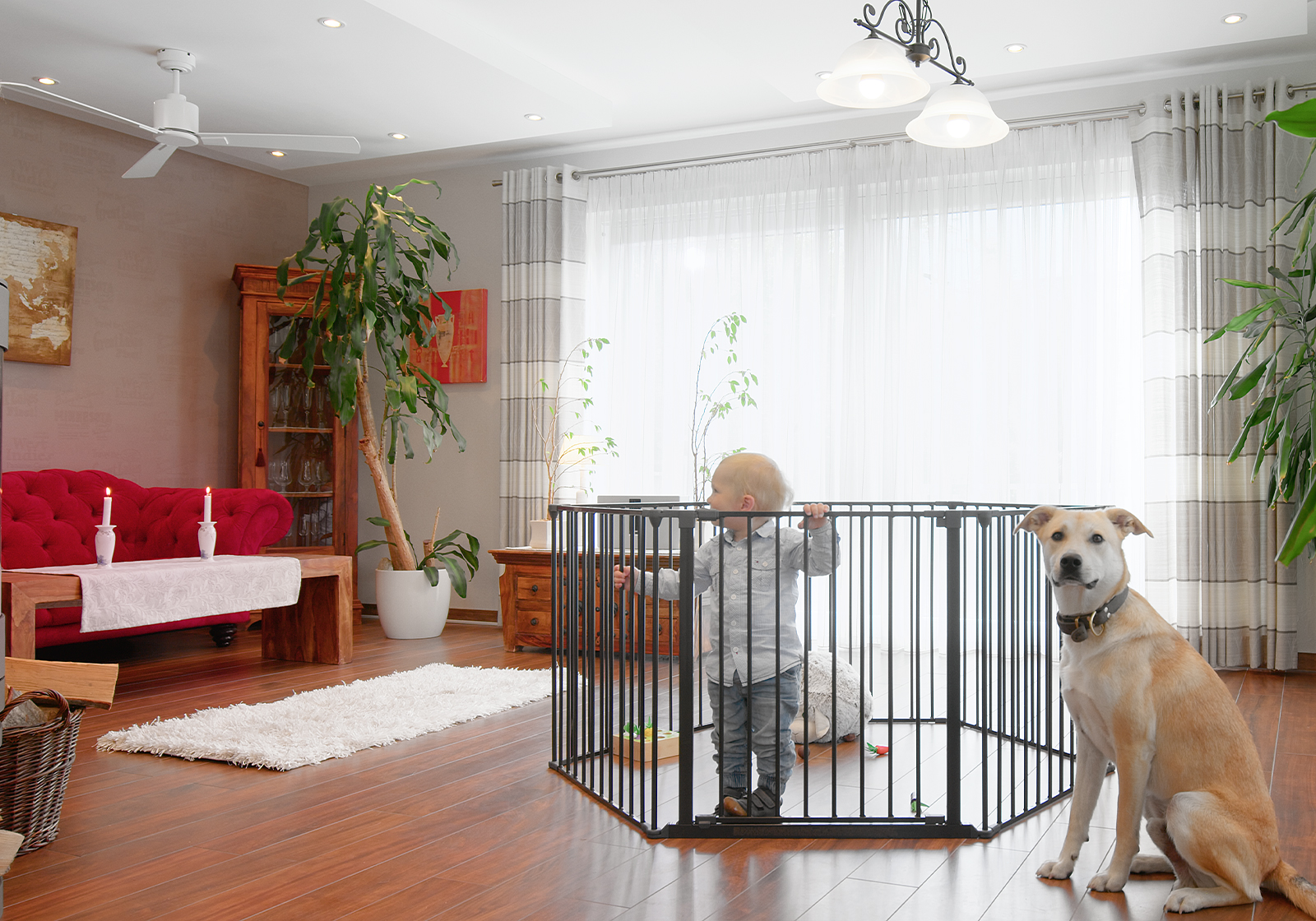 IMPAG® Laufstall SafeOne® 360 - 575 cm [5-tlg. bis 8-tlg.]