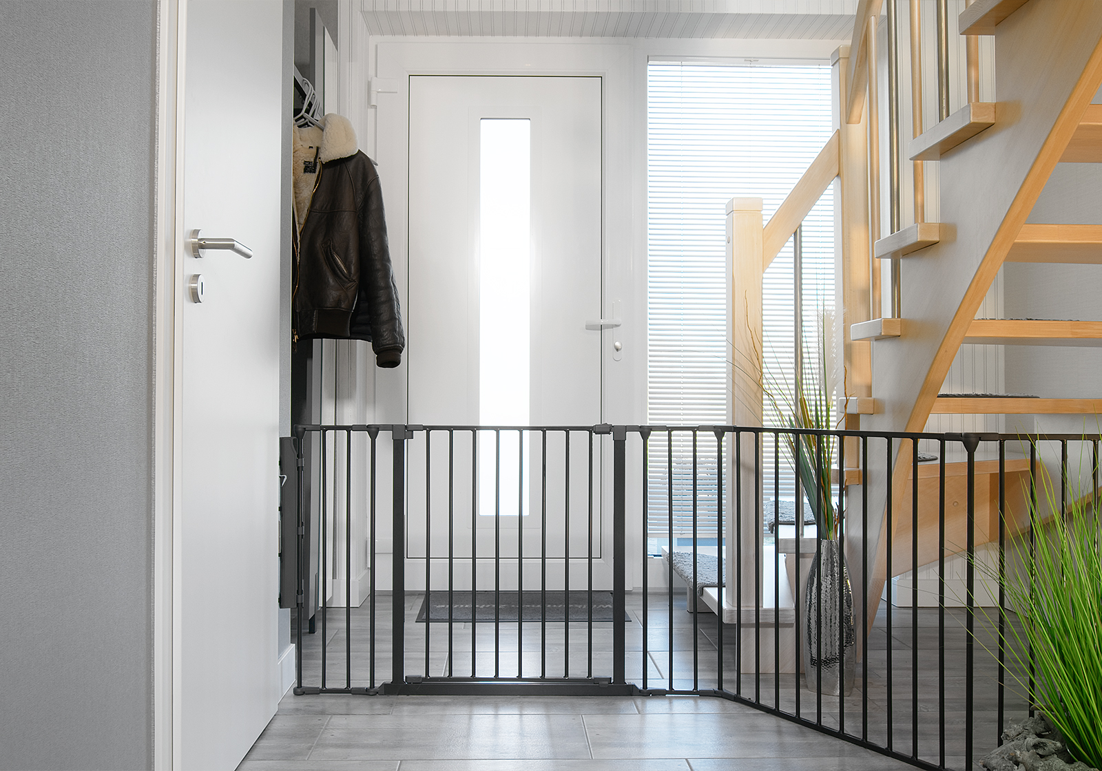 IMPAG® Treppenschutzgitter Safe One® 75 cm - 575 cm [jede Form möglich]