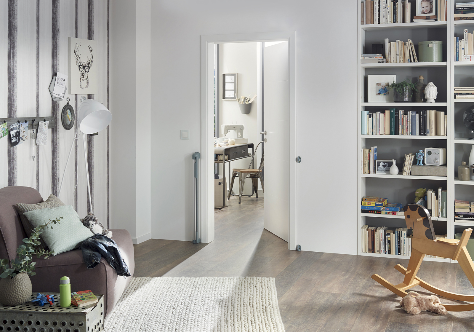 IMPAG® Türschutzrollo Retra Alu 50 - 130 cm, 85 cm Höhe