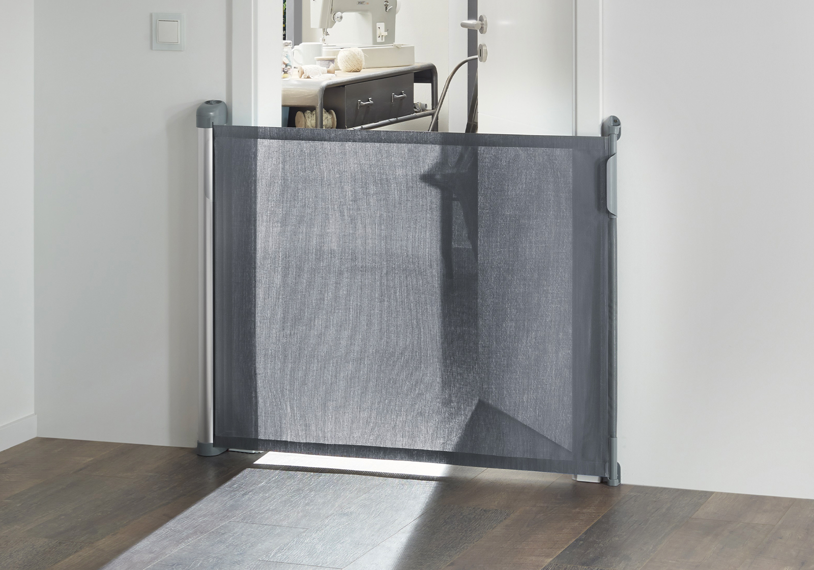 IMPAG® Türschutzrollo Retra Alu 50 - 130 cm, 85 cm Höhe