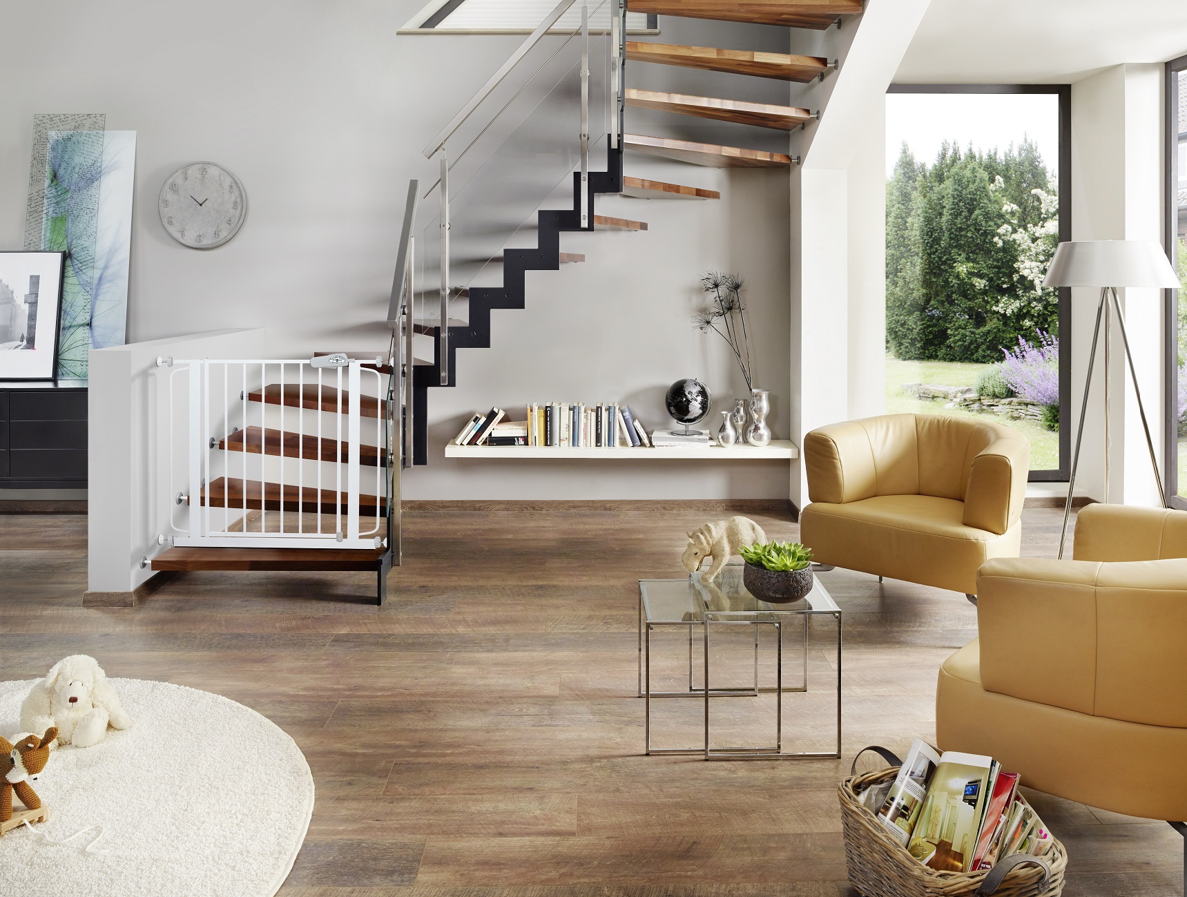 IMPAG® Absperrgitter Easy Step 62 - 182 cm [Beige]