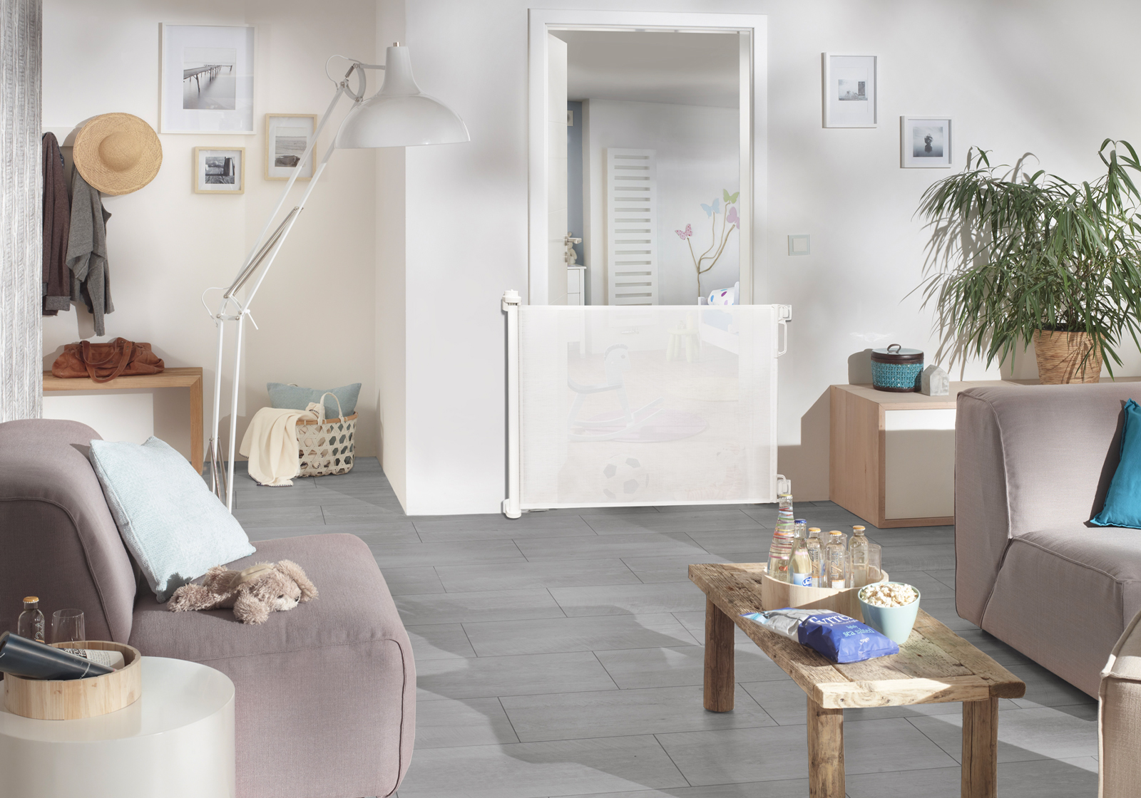 IMPAG® Türschutzrollo Retra HIGH 50 - 140 cm, 105 cm hoch