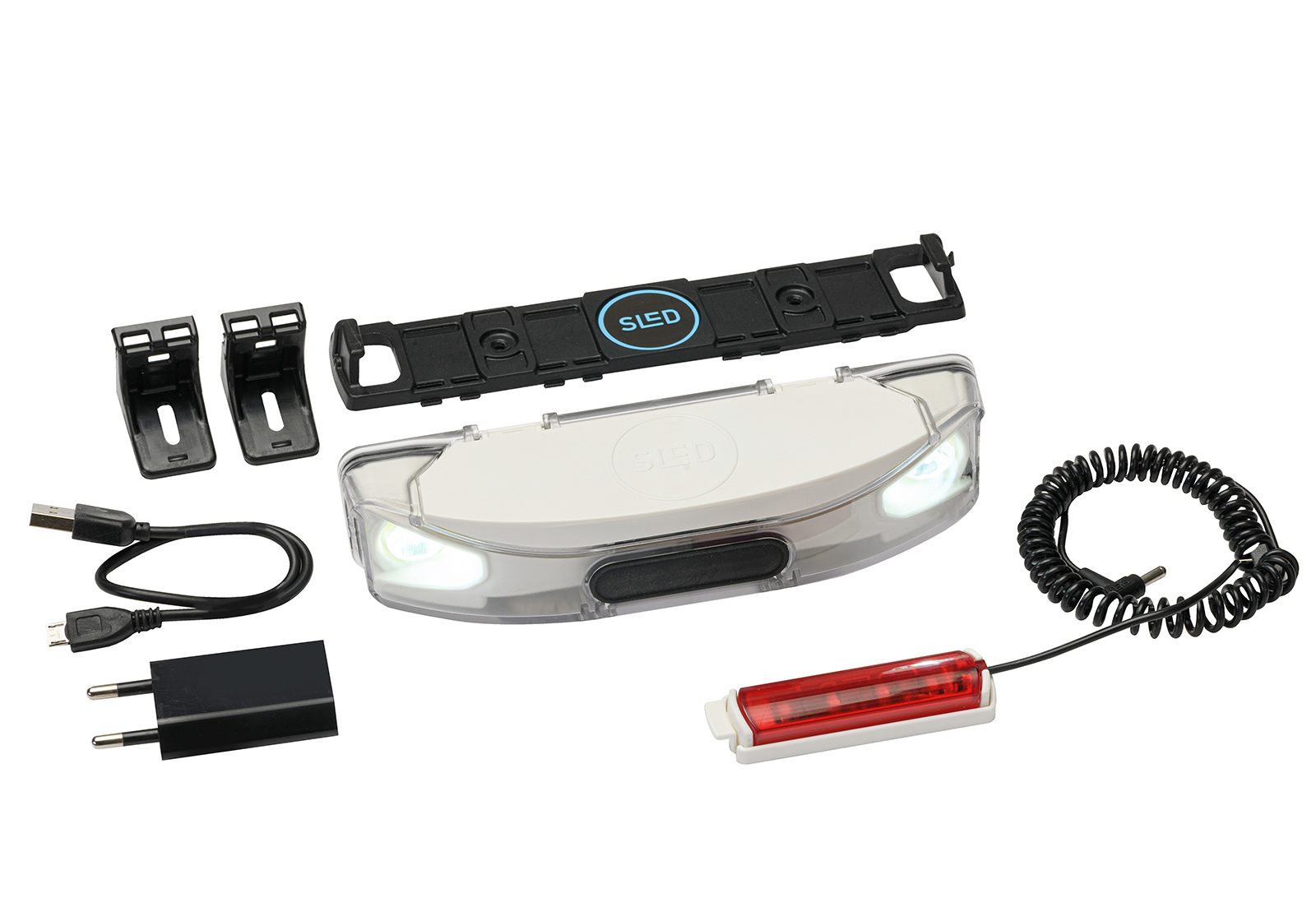 Rodelberg® Scheinwerfer für Holzschlitten