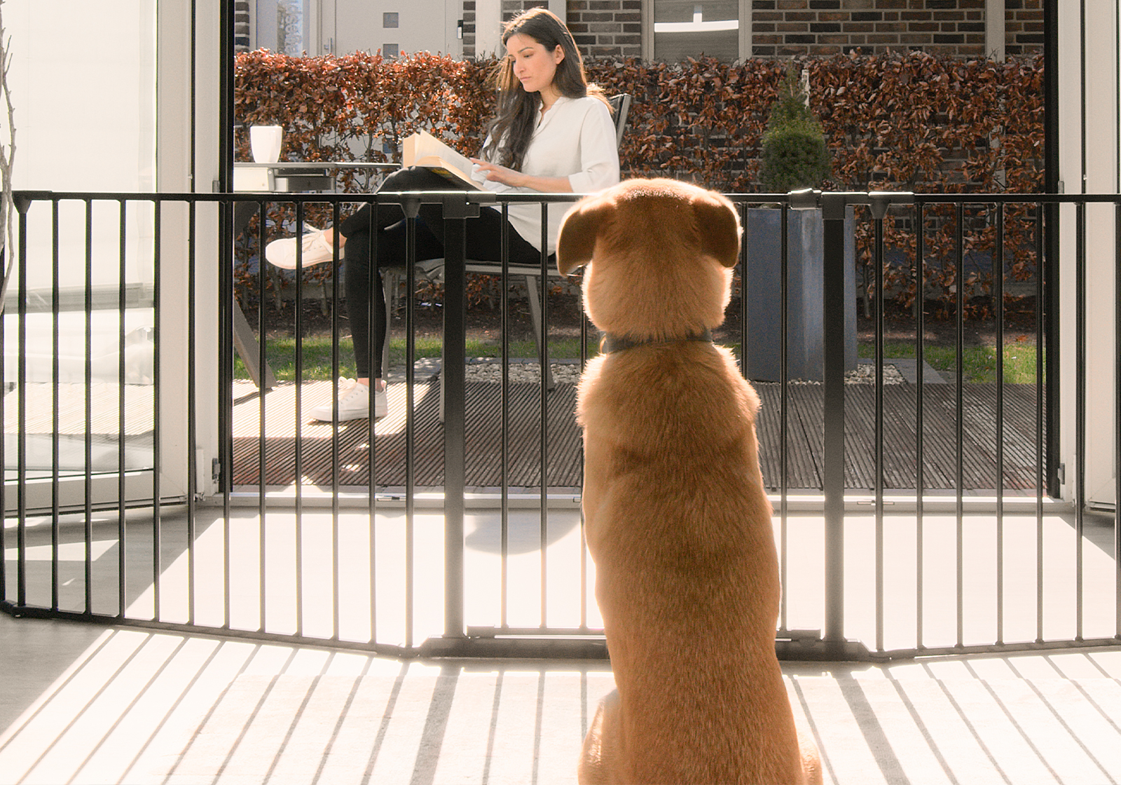 IMPAG® Absperrgitter SafeOne® Terrasse 215 cm - 575 cm [3-tlg. bis 8-tlg.]