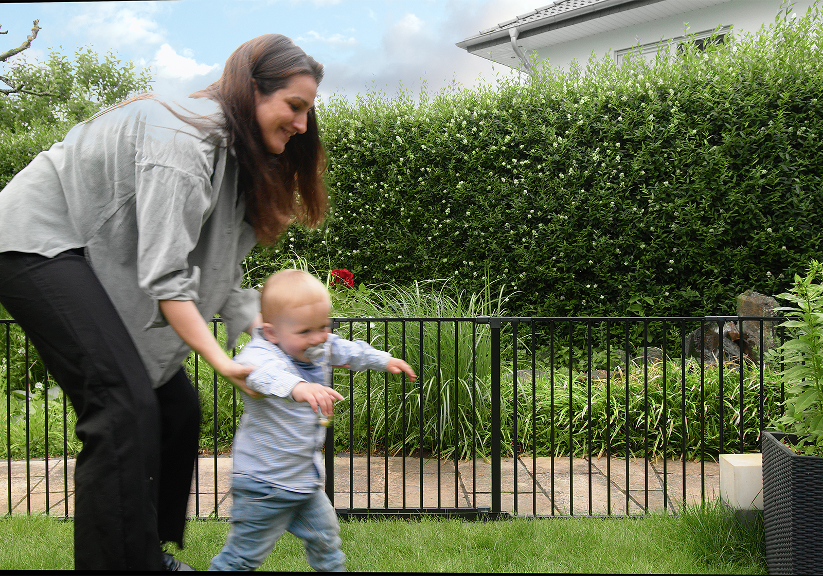 IMPAG® Absperrgitter SafeOne® Teichschutz 215 cm - 11,50 m [3-tlg. bis 16-tlg.]