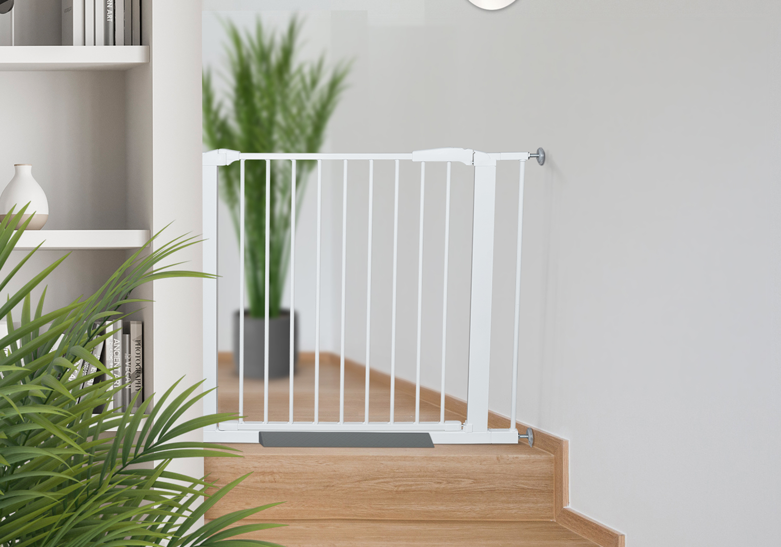 IMPAG® Treppenschutzgitter Swing Shut mit Safe Step 78 - 110 cm