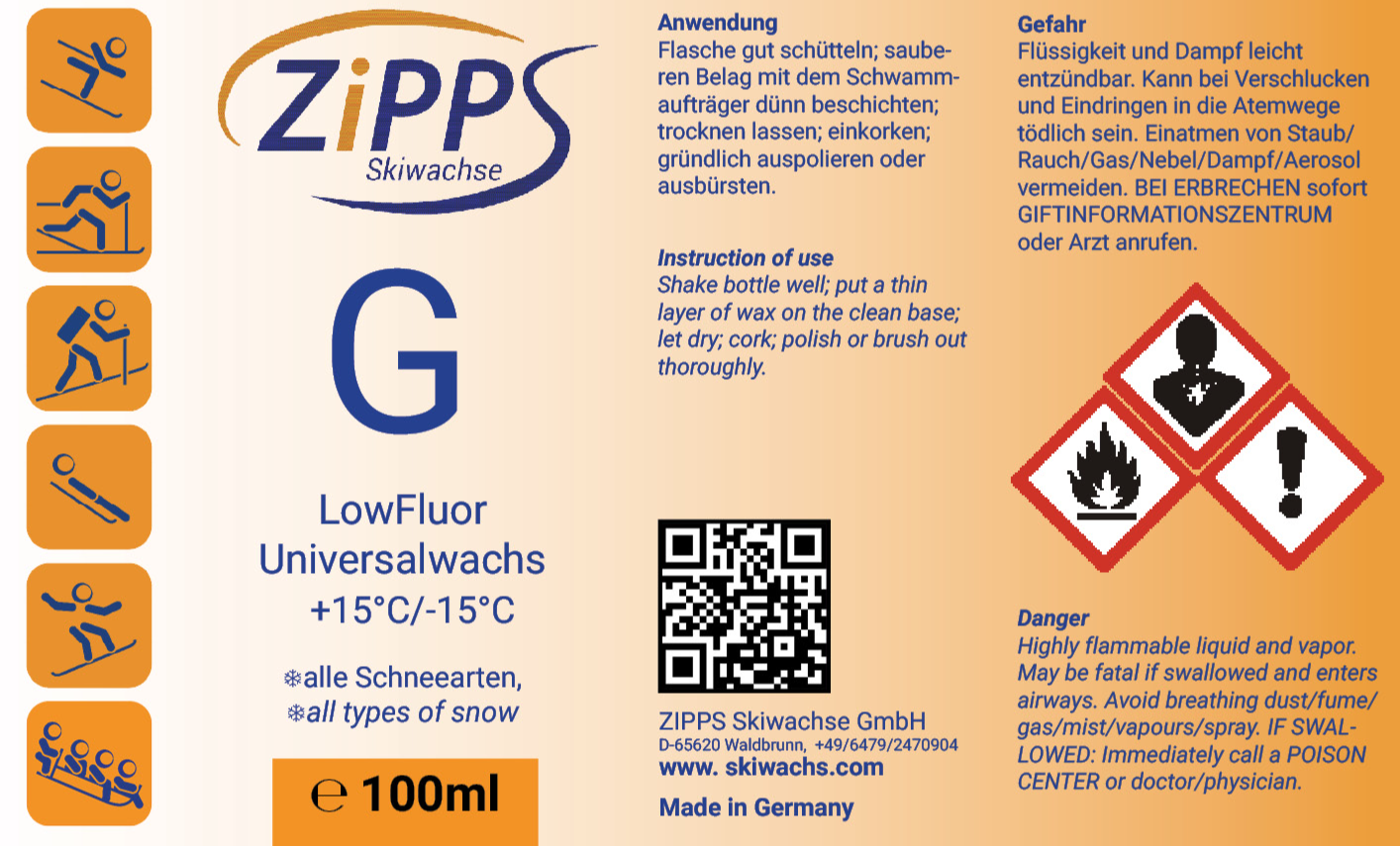 Rodelberg® Wachs-Set Zipp für Stahl-Schlittenkufen