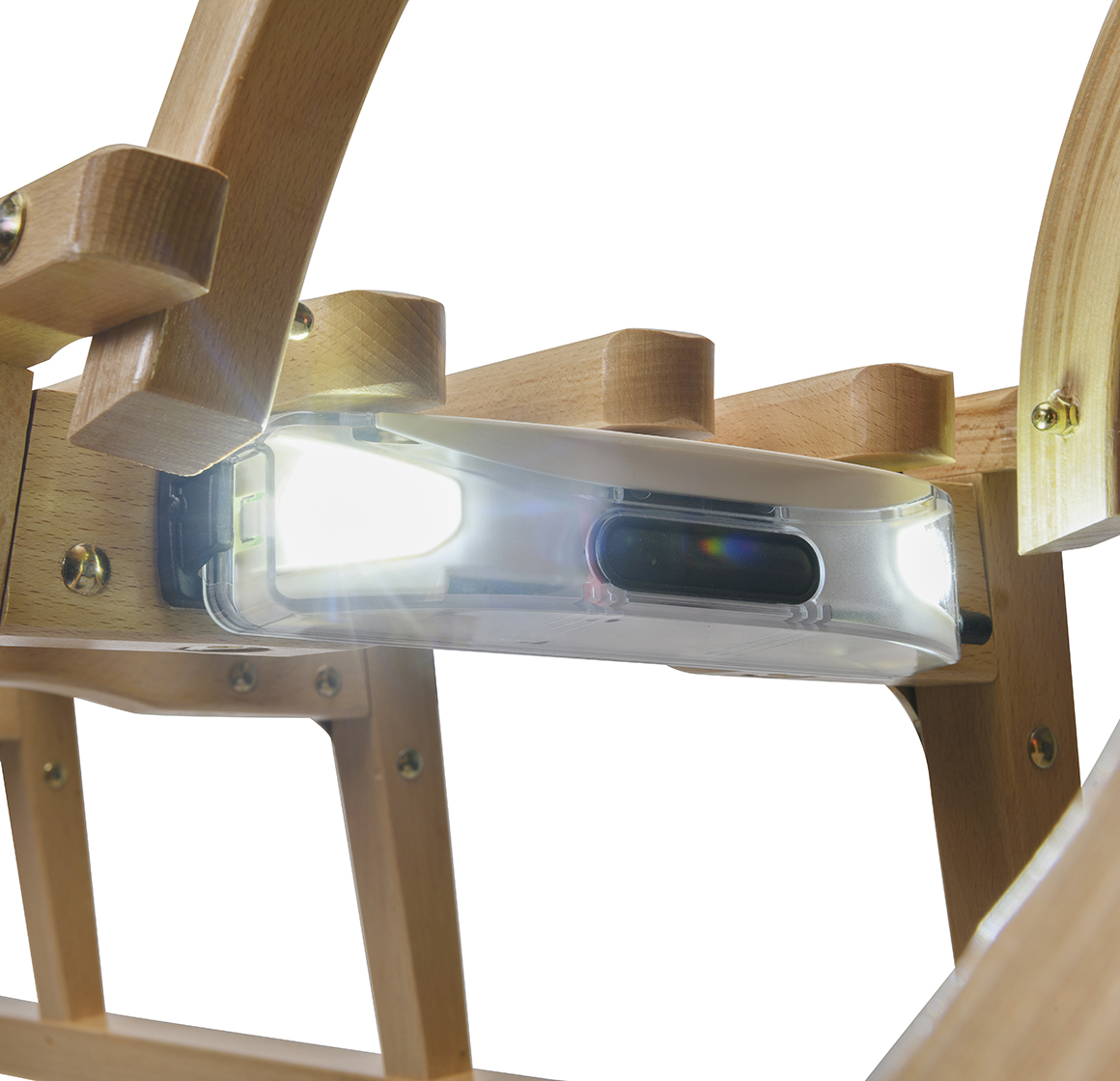 Rodelberg® Scheinwerfer für Holzschlitten