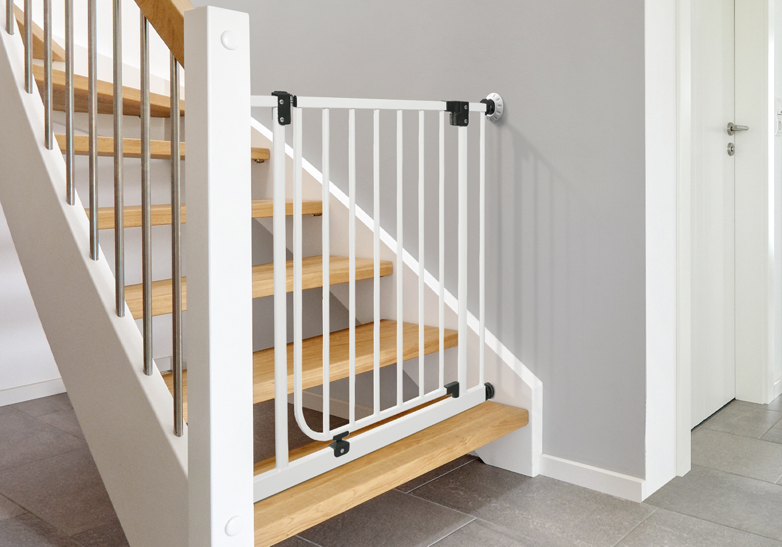 IMPAG® Wandschutz Pads für Tür- und Treppenschutzgitter, rund