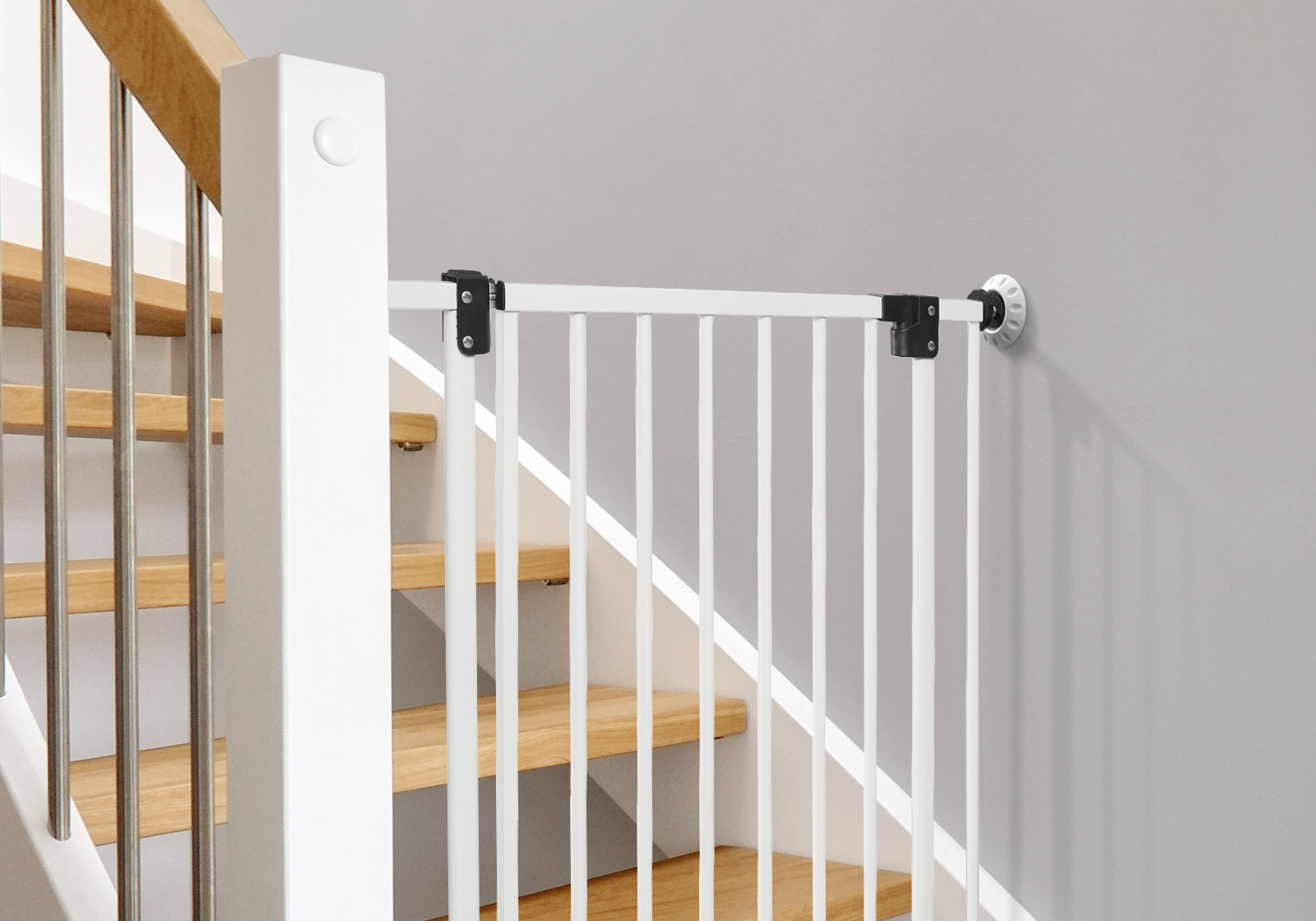 IMPAG® Wandschutz Pads für Tür- und Treppenschutzgitter, rund