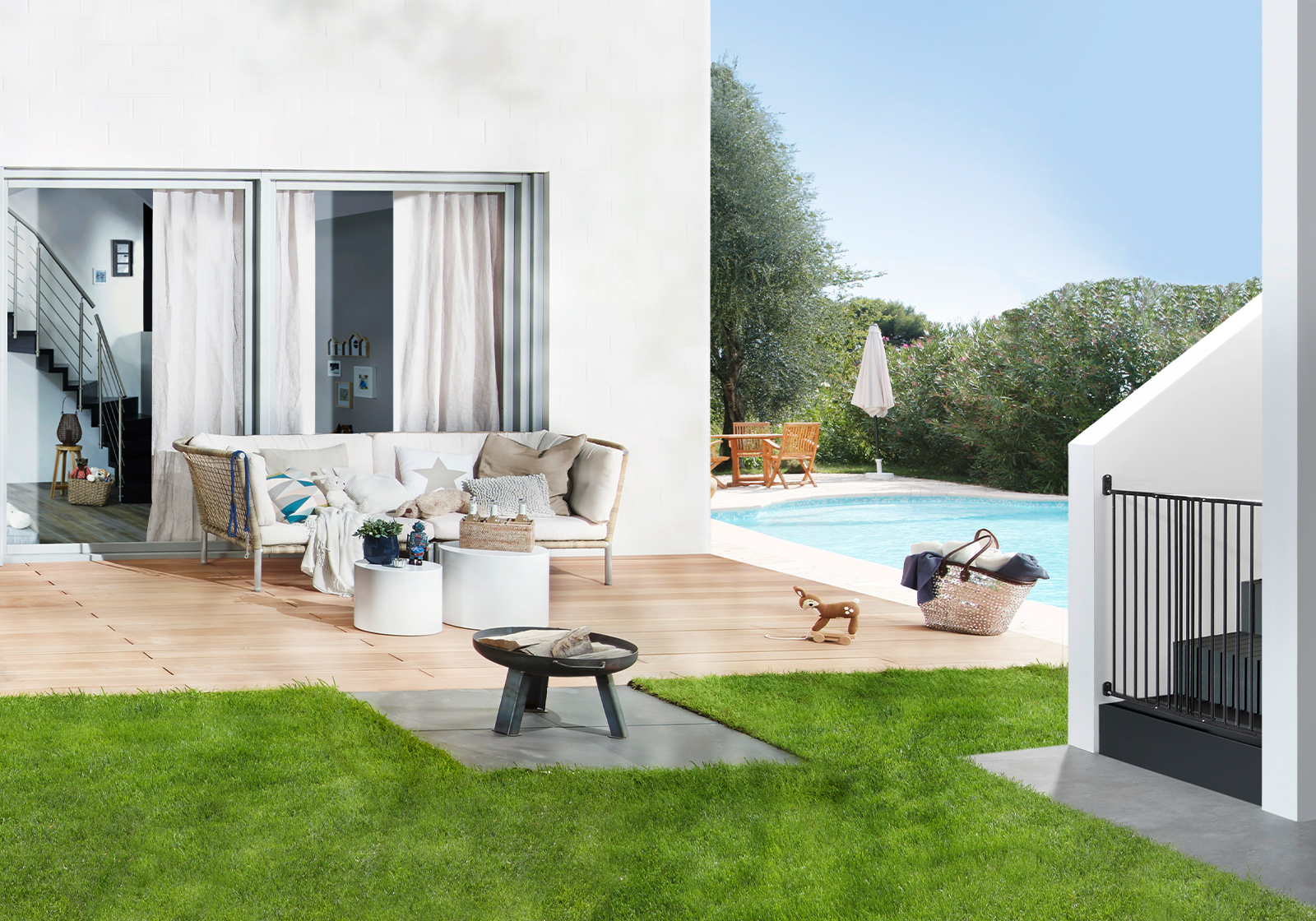 IMPAG® Treppenschutz Outdoor 70 - 140 cm