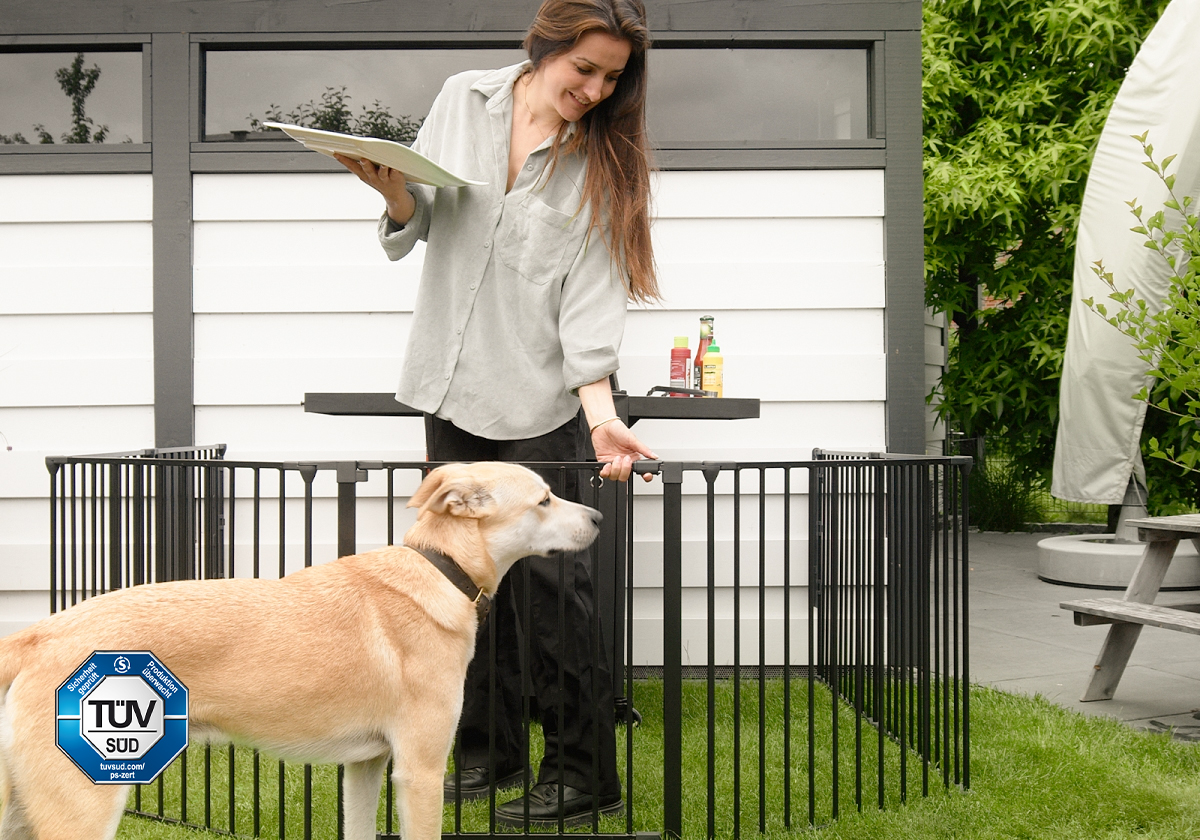 IMPAG® Grillschutzgitter SafeOne® BBQ 215 cm - 575 cm [3-tlg. bis 8-tlg.]