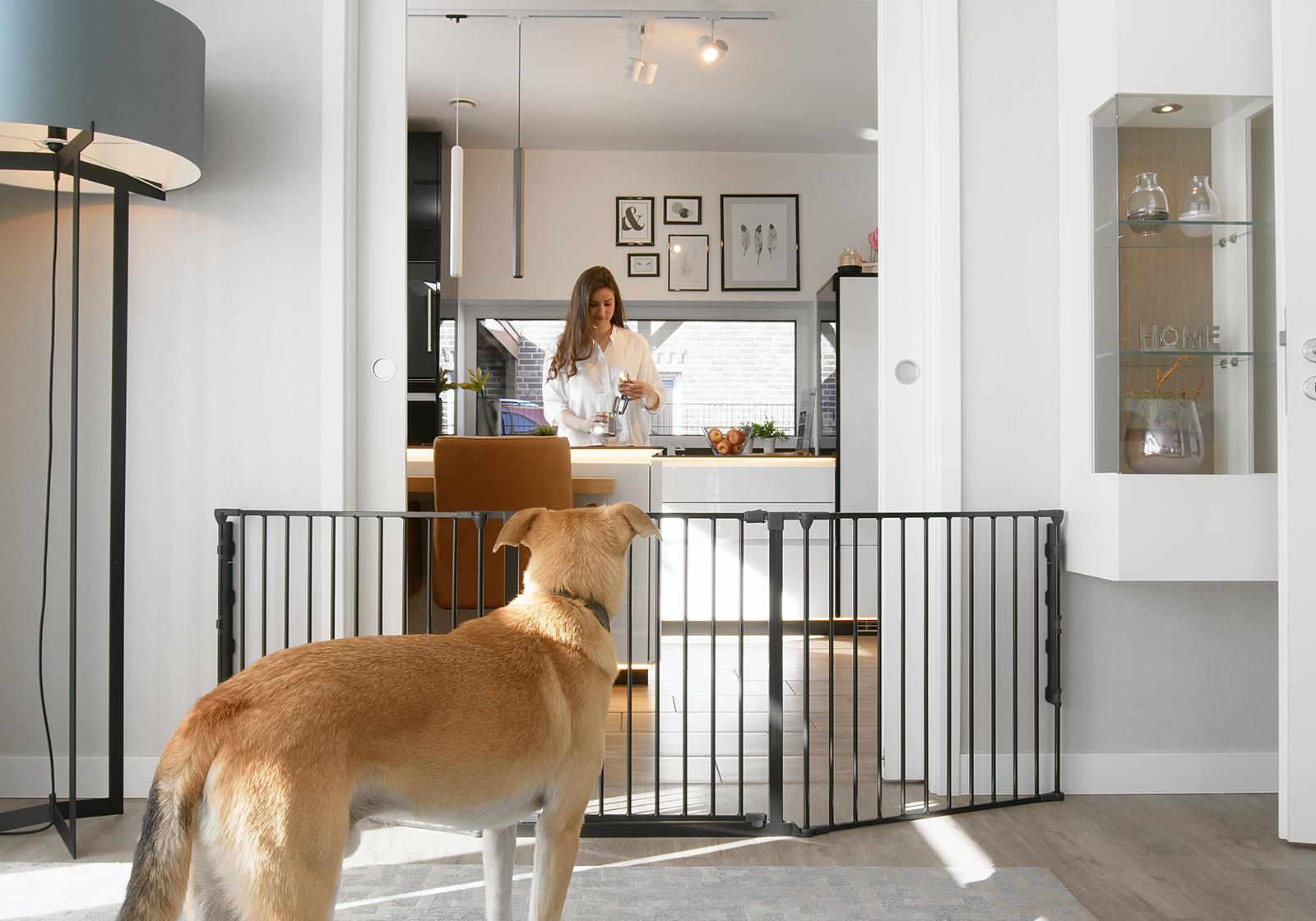 IMPAG® Absperrgitter SafeOne® Küche 215 cm - 575 cm [3-tlg. bis 8-tlg.]