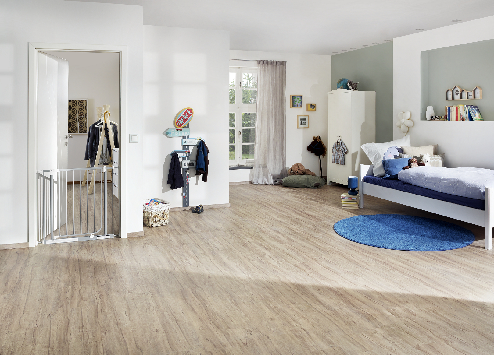 IMPAG® Türschutzgitter Easy Step polar weiss 103 - 112 cm