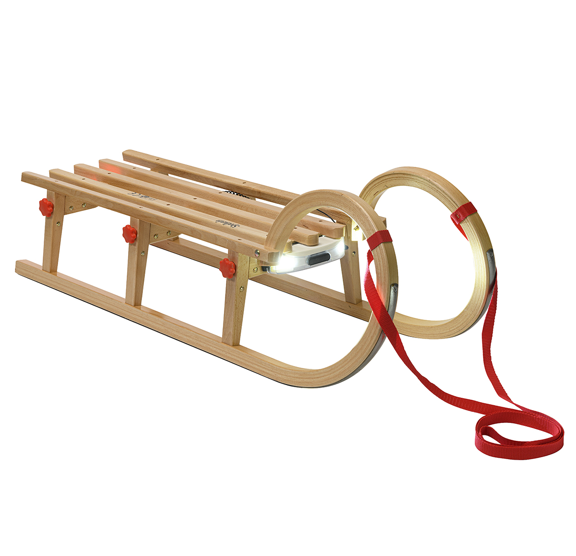 Rodelberg® Scheinwerfer für Holzschlitten