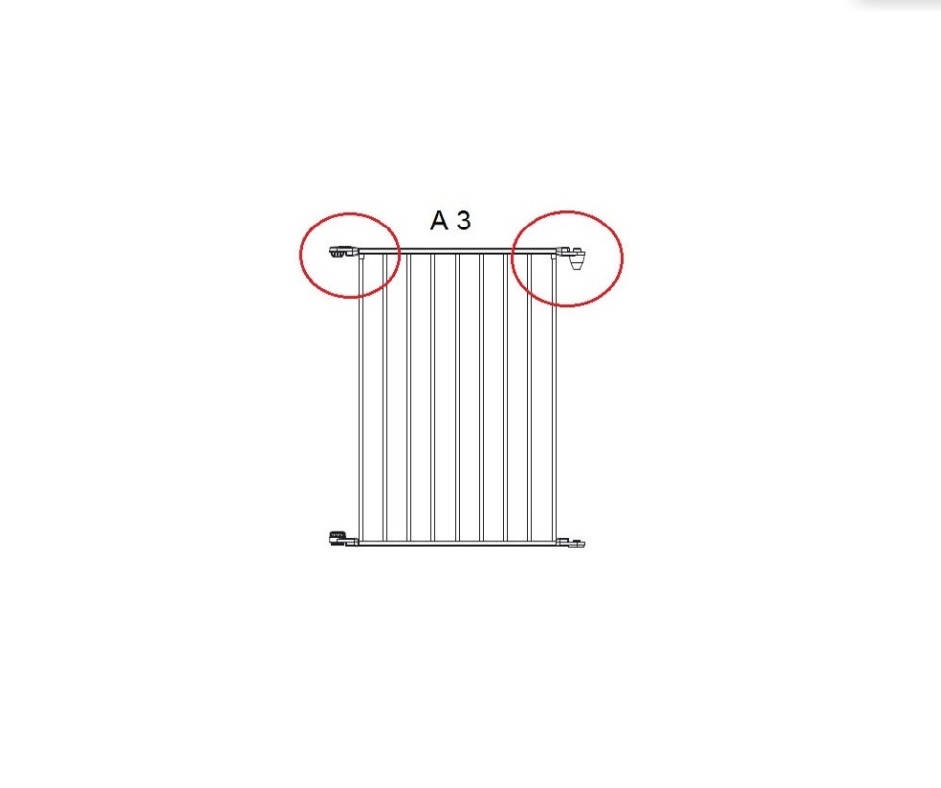 IMPAG® Verbreiterung 60 cm für Kaminschutzgitter Rondo und XXL