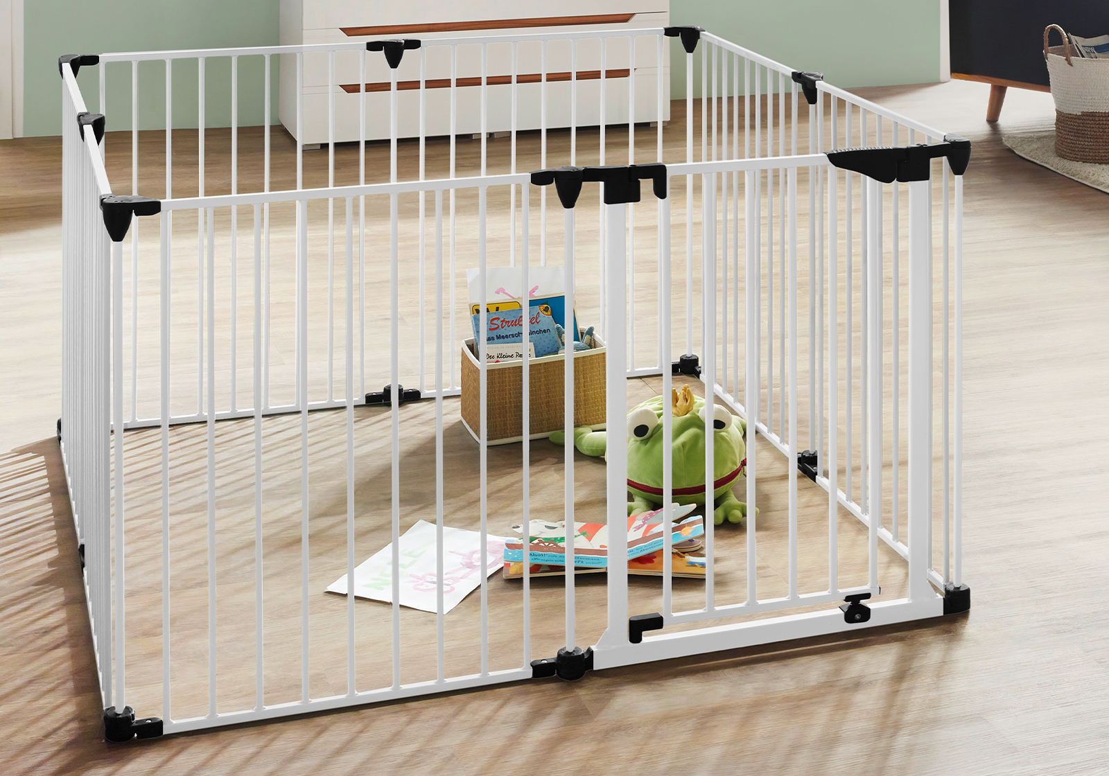 IMPAG® Laufstall Karree 370 cm - 490 cm [6-tlg. bis 8 tlg.]