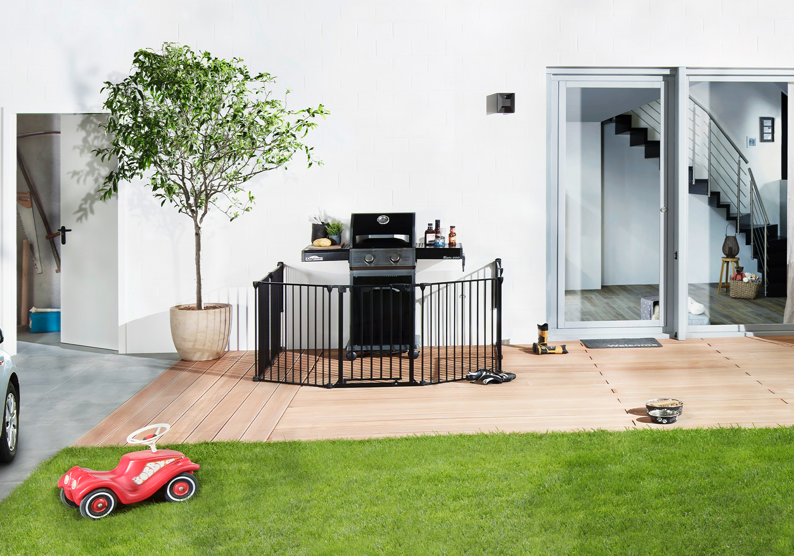 IMPAG® Grillschutz BBQ 310 cm bis 430 cm [5-tlg. bis 8-tlg.]