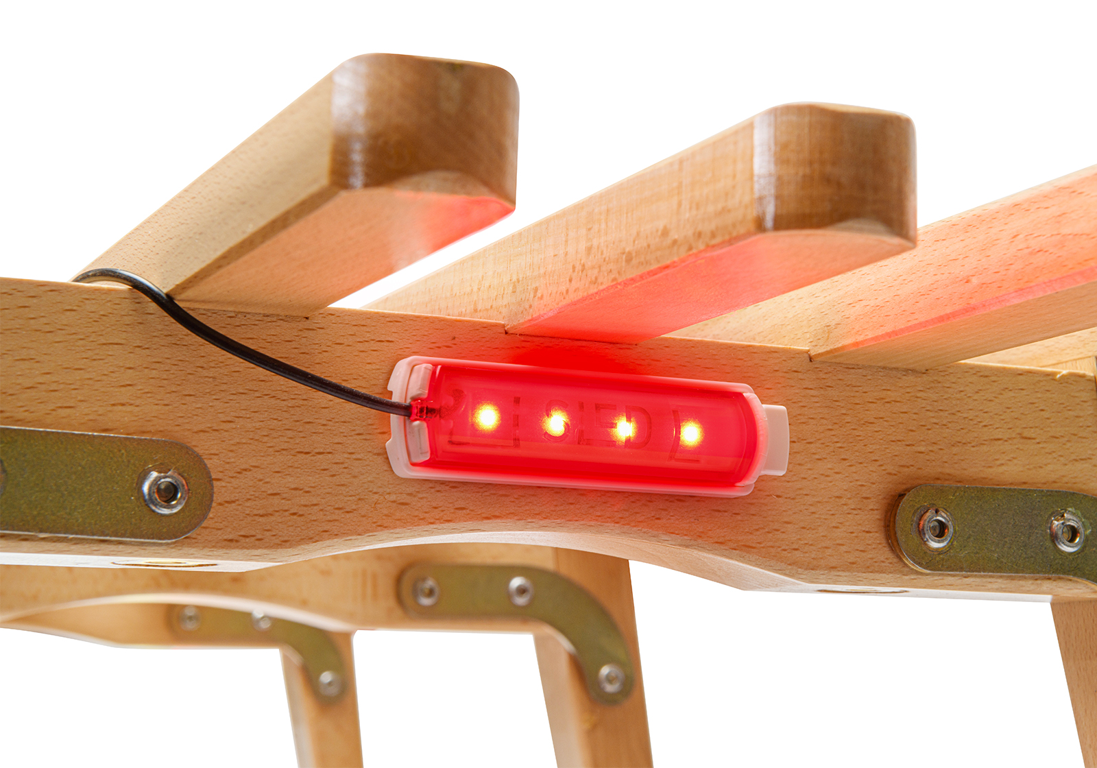 Rodelberg® Scheinwerfer für Holzschlitten